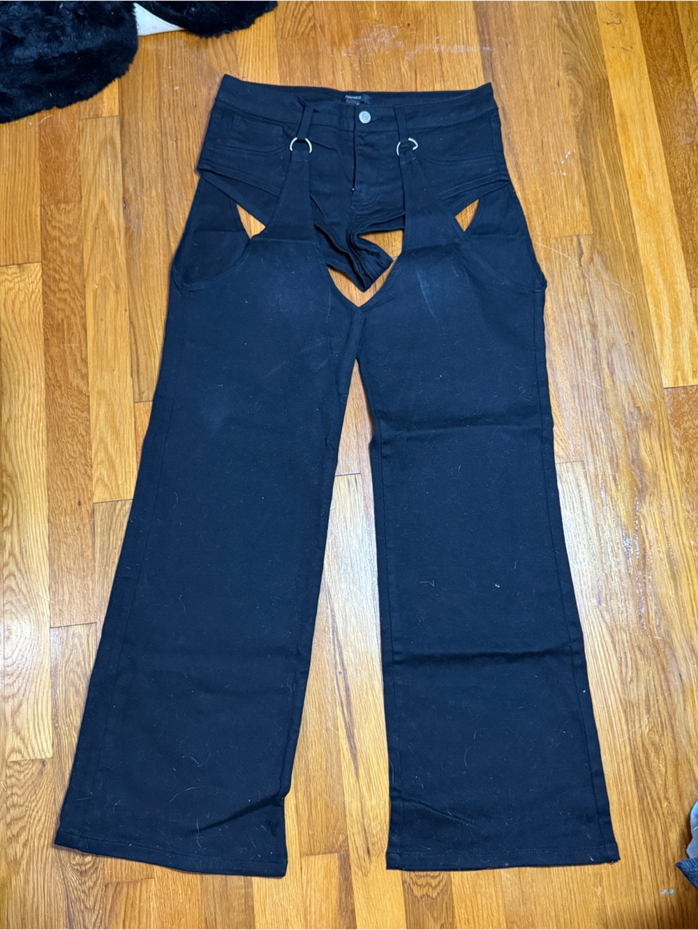 Forever 21 Western Black Chaps Size Medium